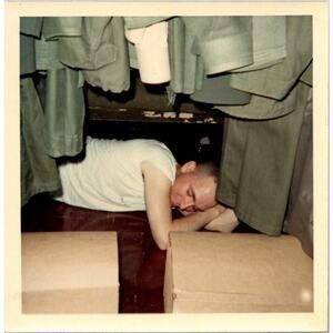 Vietnam War Solider Worked So Hard Hes Knocked Out Hiding
